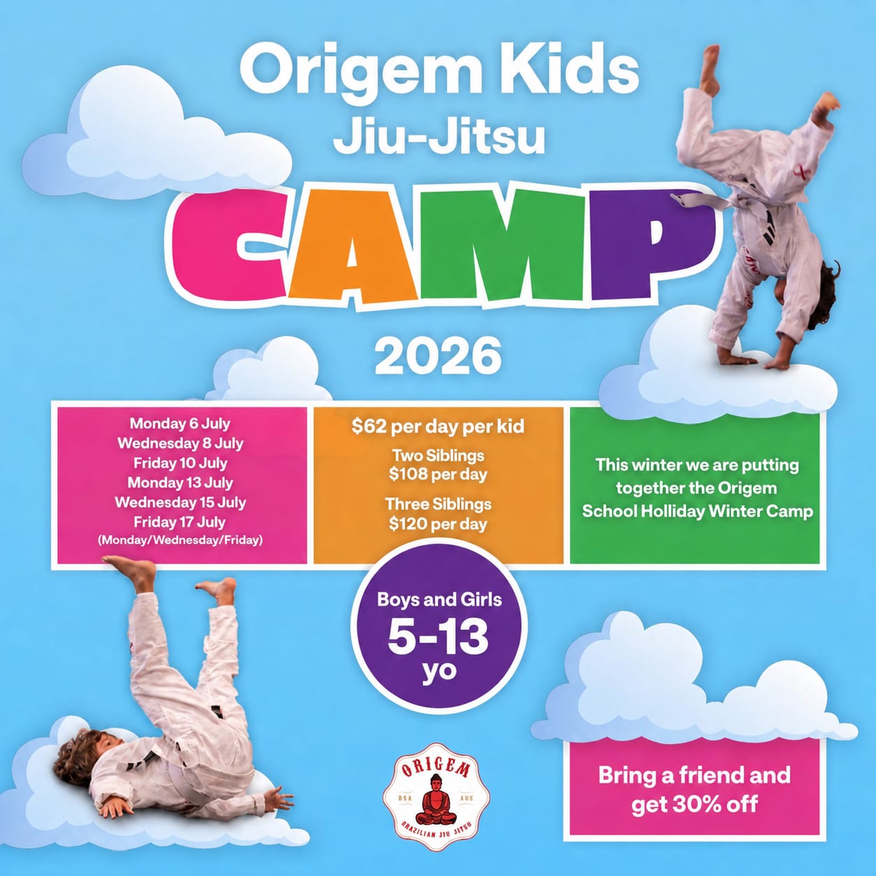 ORIGEM WINTER HOLIDAY CAMP 2026